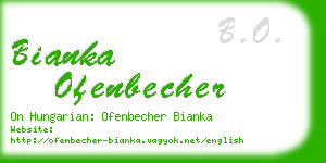 bianka ofenbecher business card